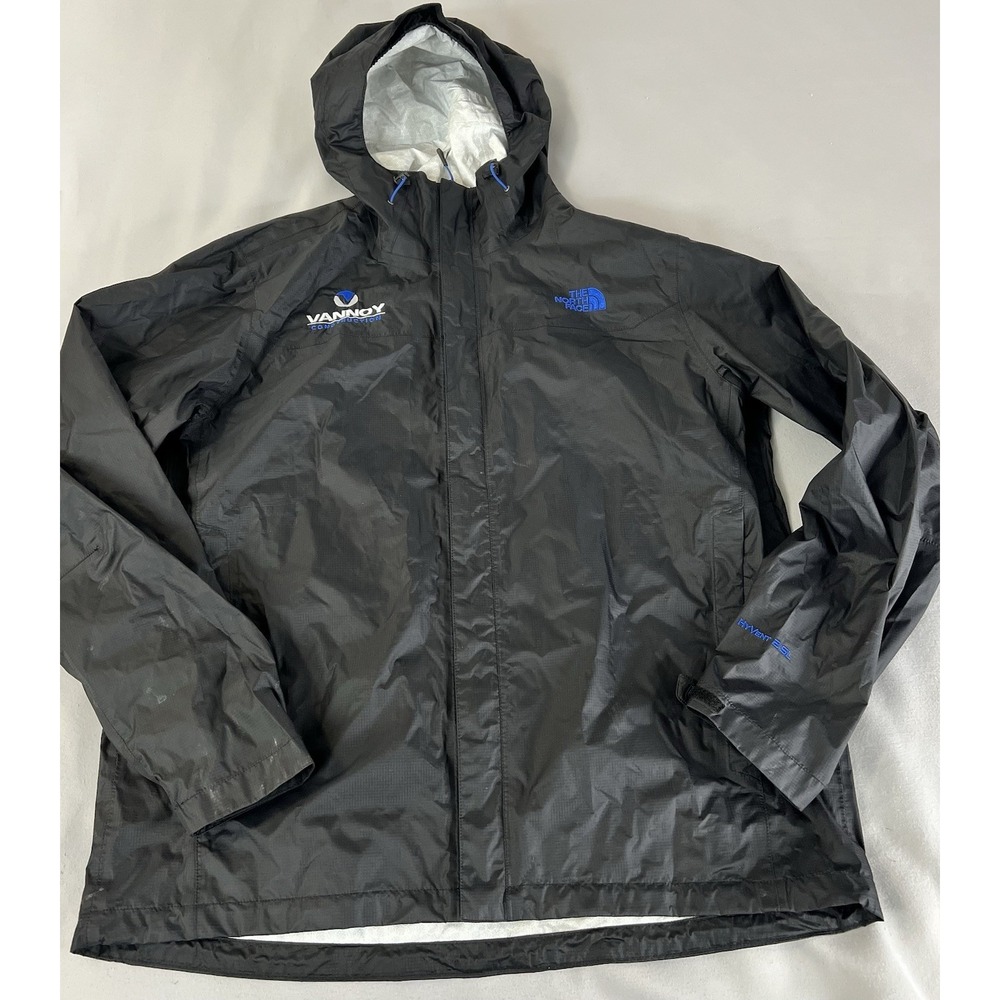 THE NORTH FACE Hyvent 2.5L Jacket WINDBREAKER Waterproof Rain Zip-Up Hood XL